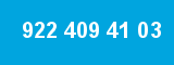 922 409 41 03
